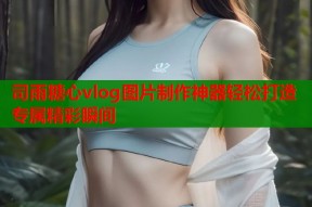 司雨糖心vlog图片制作神器轻松打造专属精彩瞬间