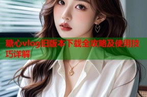 糖心vlog旧版本下载全攻略及使用技巧详解