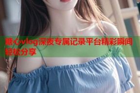 糖心vlog深夜专属记录平台精彩瞬间轻松分享