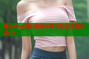 糖心vlog精彩瞬间分享与生活点滴记录(1)