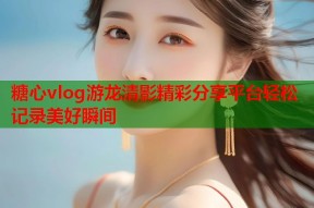 糖心vlog游龙清影精彩分享平台轻松记录美好瞬间