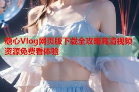 糖心Vlog网页版下载全攻略高清视频资源免费看体验