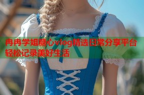 冉冉学姐糖心vlog精选日常分享平台轻松记录美好生活