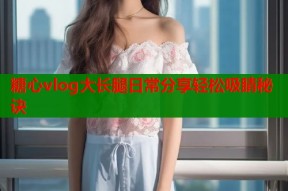 糖心vlog大长腿日常分享轻松吸睛秘诀