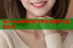 糖心vlog猫老师的日常生活趣事与温馨分享