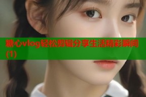 糖心vlog轻松剪辑分享生活精彩瞬间(1)
