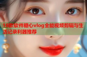 18款软件糖心vlog全能视频剪辑与生活记录利器推荐