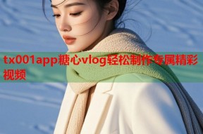 tx001app糖心vlog轻松制作专属精彩视频