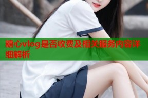 糖心vlog是否收费及相关服务内容详细解析