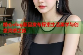 糖心vlog新品发布探索生活美学与创意灵感之旅