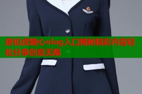 唐伯虎糖心vlog入口揭秘精彩内容轻松分享创意无限