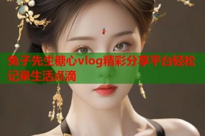 兔子先生糖心vlog精彩分享平台轻松记录生活点滴