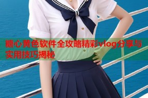 糖心黄色软件全攻略精彩vlog分享与实用技巧揭秘