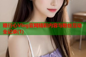 糖行心Vlog官网精彩内容与粉丝互动全记录(1)