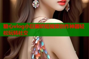 糖心vlog小巨搧奶短视频创作神器轻松玩转社交