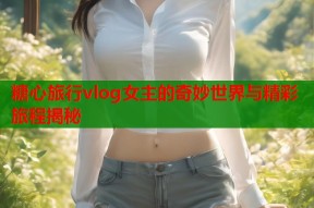 糖心旅行vlog女主的奇妙世界与精彩旅程揭秘
