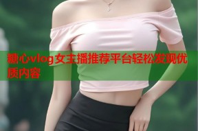 糖心vlog女主播推荐平台轻松发现优质内容