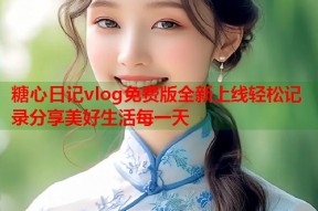 糖心日记vlog免费版全新上线轻松记录分享美好生活每一天