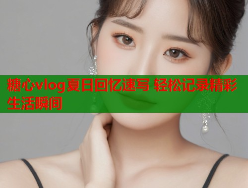 糖心vlog夏日回忆速写 轻松记录精彩生活瞬间  第2张