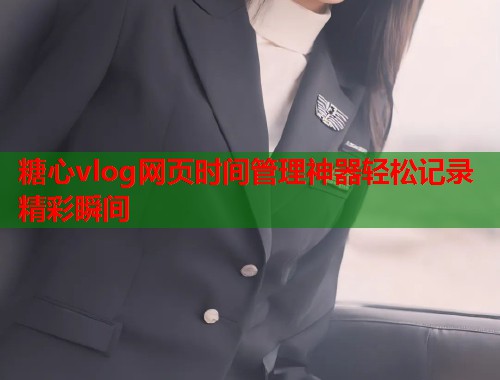 糖心vlog网页时间管理神器轻松记录精彩瞬间  第1张