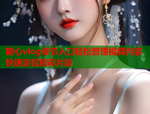 糖心vlog章节入口轻松管理视频内容快速定位精彩片段  第2张