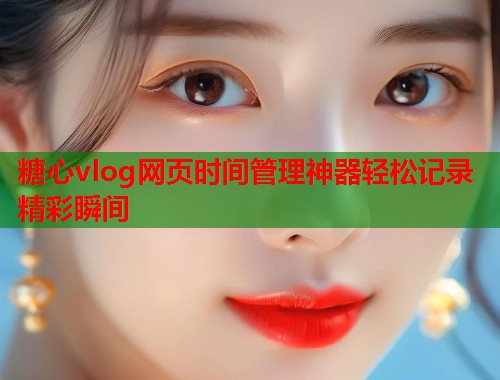 糖心vlog网页时间管理神器轻松记录精彩瞬间  第1张
