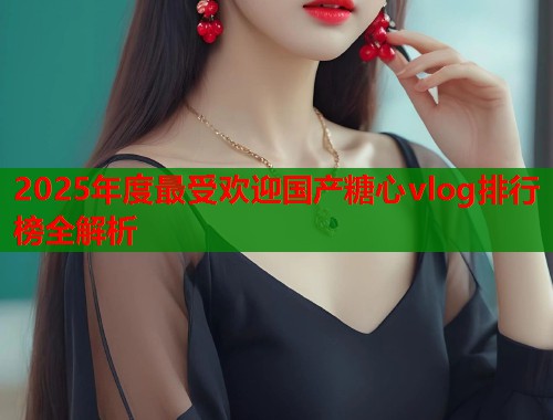 2025年度最受欢迎国产糖心vlog排行榜全解析  第1张