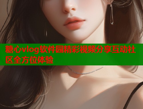 糖心vlog软件园精彩视频分享互动社区全方位体验  第1张
