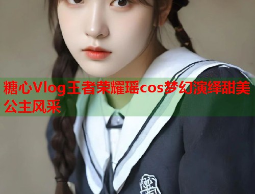 糖心Vlog王者荣耀瑶cos梦幻演绎甜美公主风采  第1张