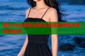糖心vlog轻松记录生活精彩瞬间分享快乐秘诀