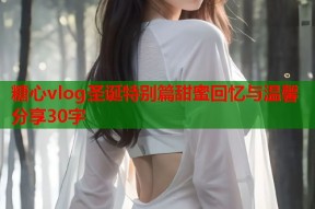 糖心vlog圣诞特别篇甜蜜回忆与温馨分享30字
