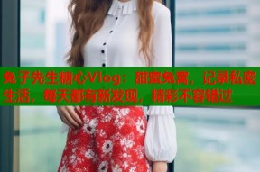 兔子先生糖心Vlog：甜蜜兔窝，记录私密生活，每天都有新发现，精彩不容错过
