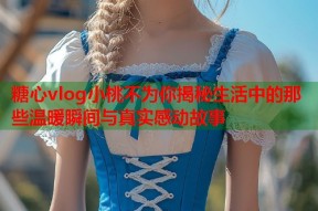 糖心vlog小桃不为你揭秘生活中的那些温暖瞬间与真实感动故事