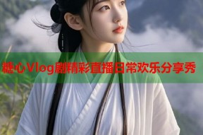 糖心Vlog剧精彩直播日常欢乐分享秀