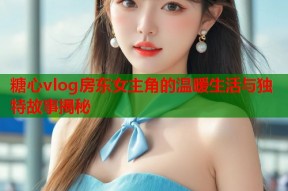 糖心vlog房东女主角的温暖生活与独特故事揭秘