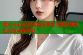 糖心vlog轻松剪辑分享生活精彩瞬间社交互动新体验