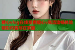 糖心vlog在线观看糖心v高清流畅体验精彩内容尽在掌握