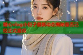 糖心vlog小包子最新动态揭秘是否已经正式退役