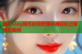 糖心vlog网页时间管理神器轻松记录精彩瞬间