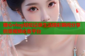 糖心vlog轻松记录生活精彩瞬间分享创意视频必备平台