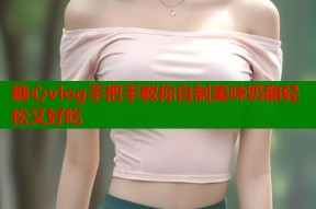 糖心vlog手把手教你自制美味奶酪轻松又好吃