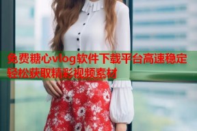 免费糖心vlog软件下载平台高速稳定轻松获取精彩视频素材