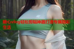 糖心vlog轻松剪辑神器打造专属精彩生活