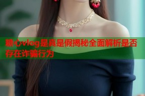 糖心vlog是真是假揭秘全面解析是否存在诈骗行为