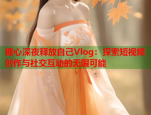 糖心深夜释放自己Vlog：探索短视频创作与社交互动的无限可能  第1张