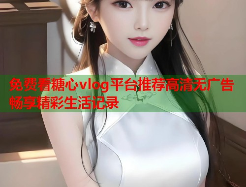免费看糖心vlog平台推荐高清无广告畅享精彩生活记录  第1张