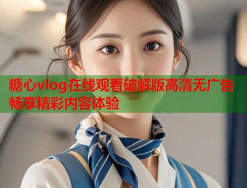 糖心vlog在线观看破解版高清无广告畅享精彩内容体验  第1张