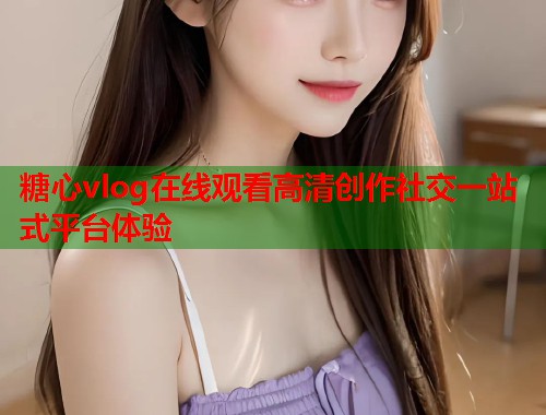 糖心vlog在线观看高清创作社交一站式平台体验  第1张