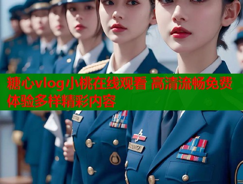 糖心vlog小桃在线观看 高清流畅免费体验多样精彩内容  第1张